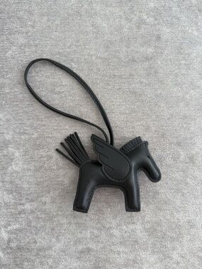 Black Pony Charm Bag Accessory for Kids